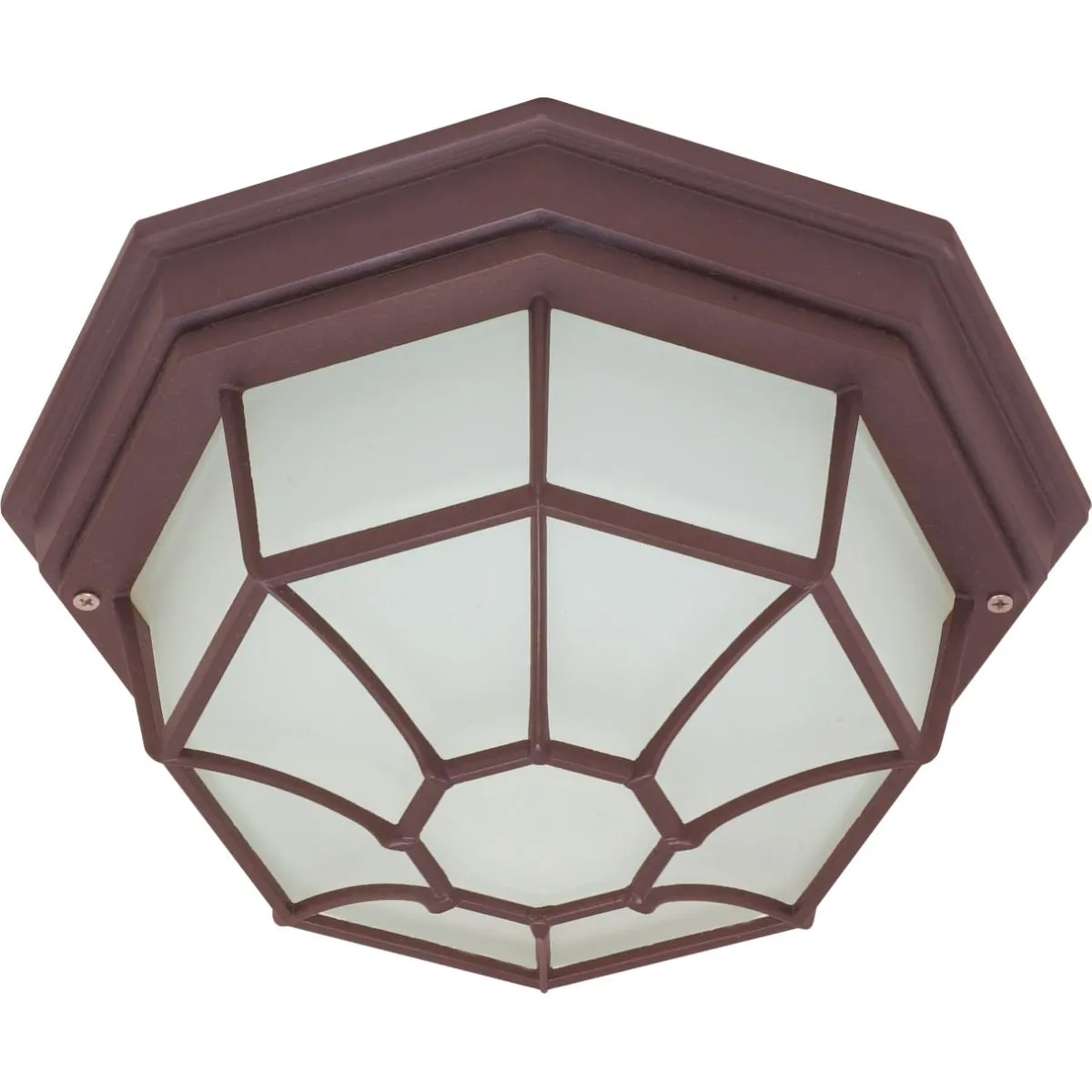 11 In. Outdoor Flush Mount Bronze finish