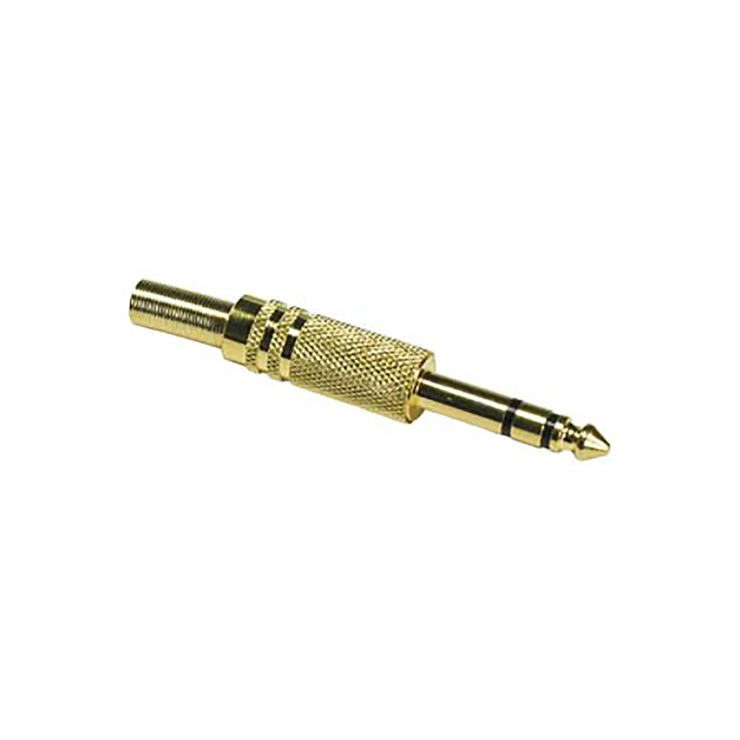 1/4-Inch Stereo Male Gold-Plated w/Spring Strain Release - Pack of 10PCS