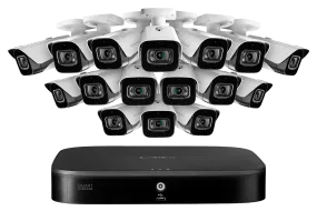 16-Channel 4K Security System with 16 Outdoor Audio Security Cameras