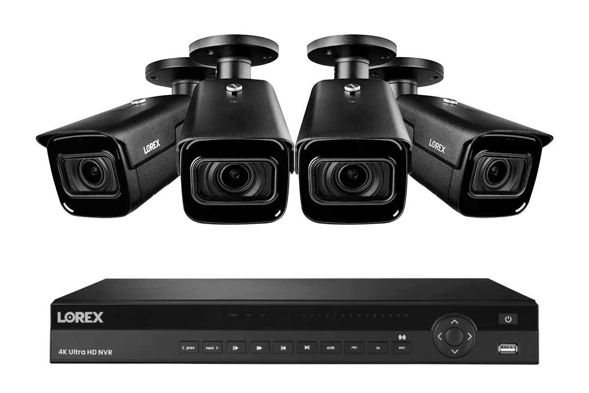 16-Channel Nocturnal NVR System with 4K (8MP) Smart IP Optical Zoom Security Cameras with Real-Time 30FPS Recording