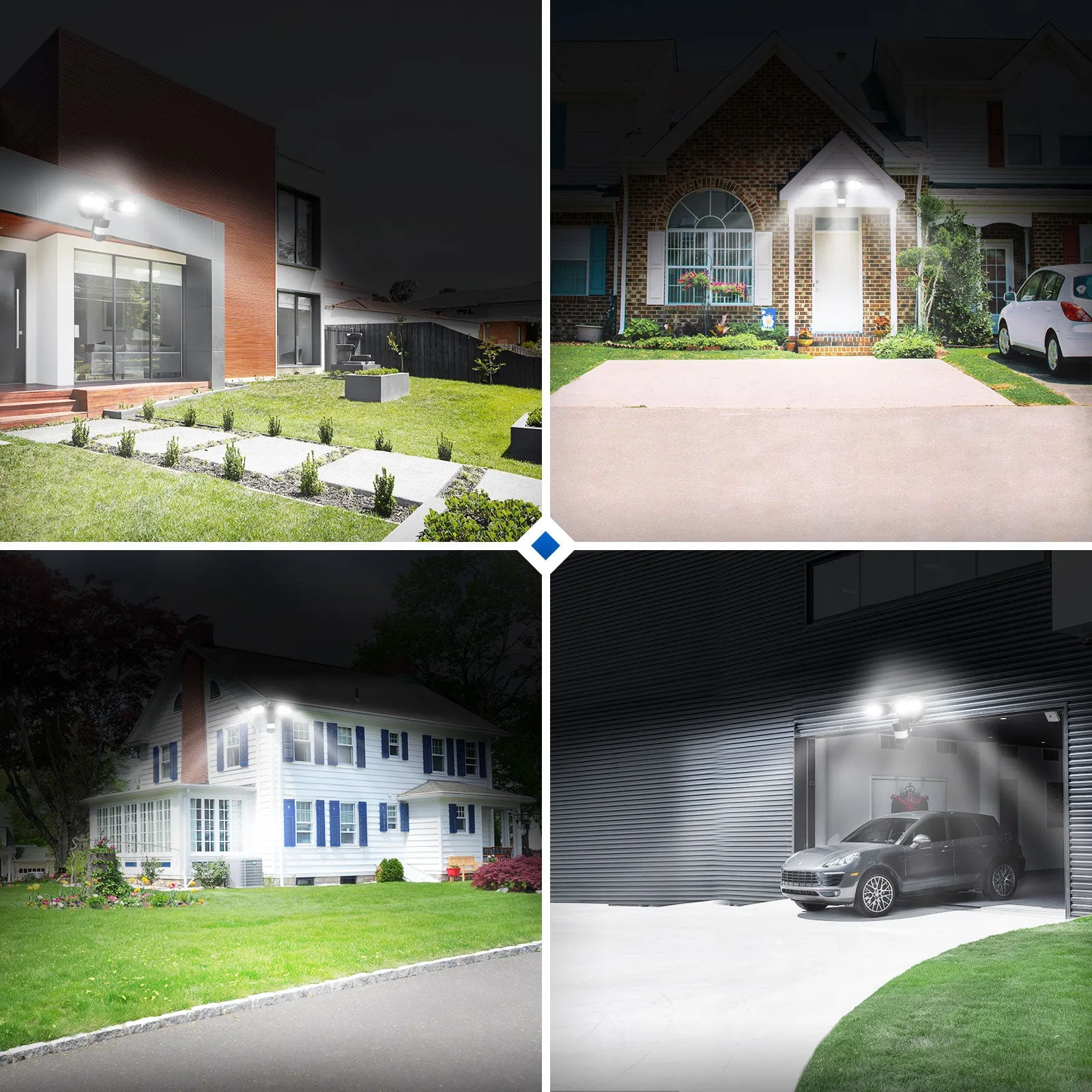 18W LED Security Light (Dusk to Dawn & Motion Sensor)