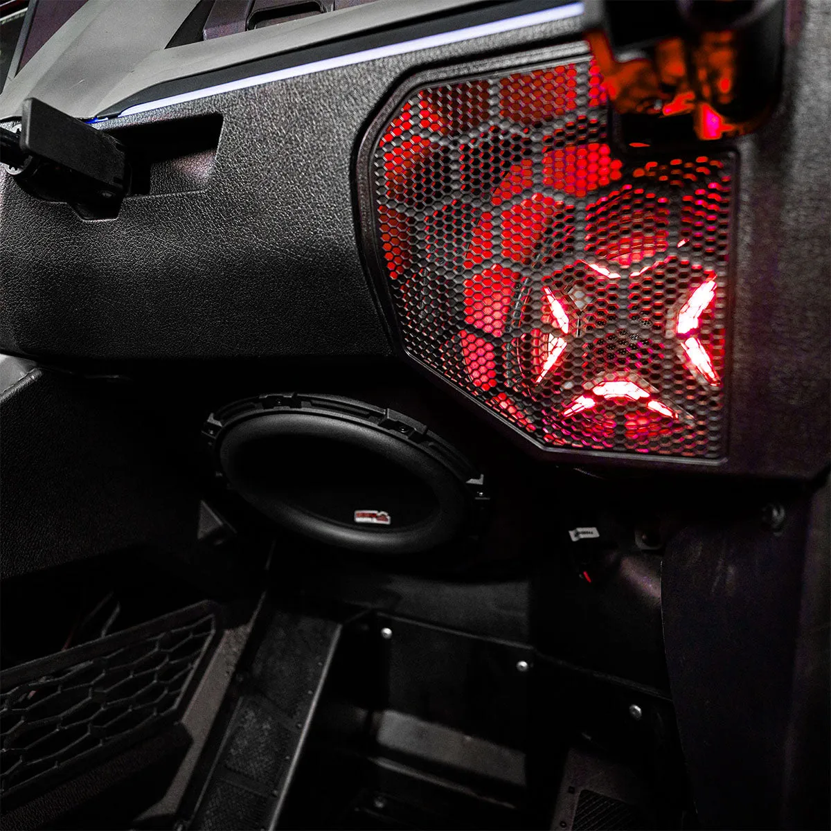 2020-2024 Polaris® RZR PRO Series Phase-6 K-Spec 5-Speaker 1400watt System for Ride Command