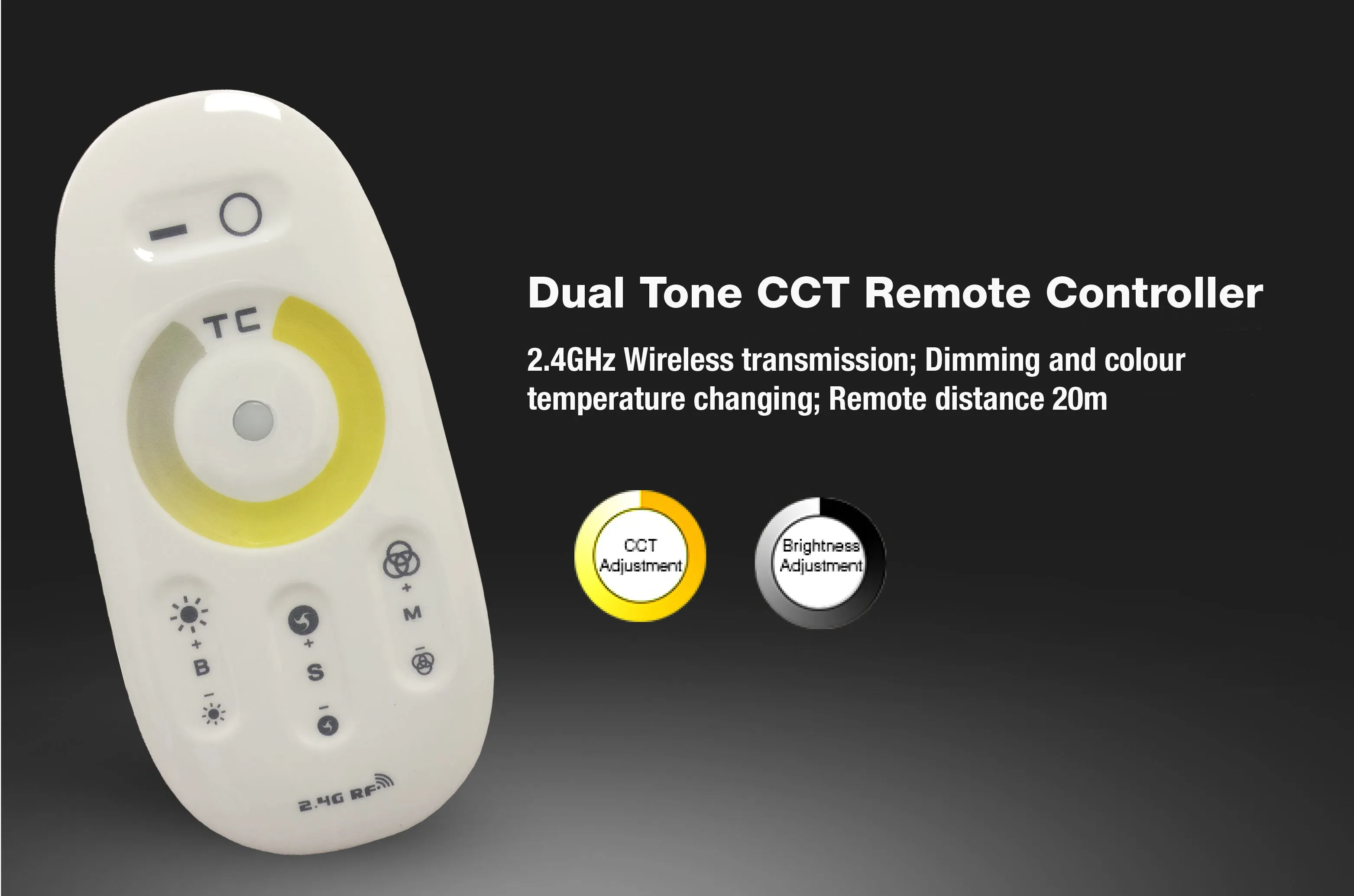 2.4GHz Dual Tone CCT Remote & Controller Unit Set