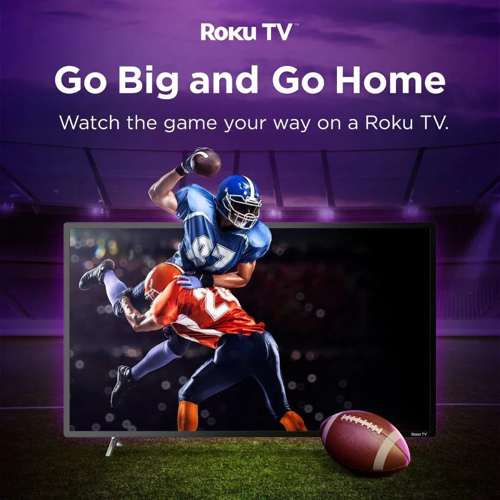 24" Class HD 720P ROKU Smart TV, Black, PTR2466