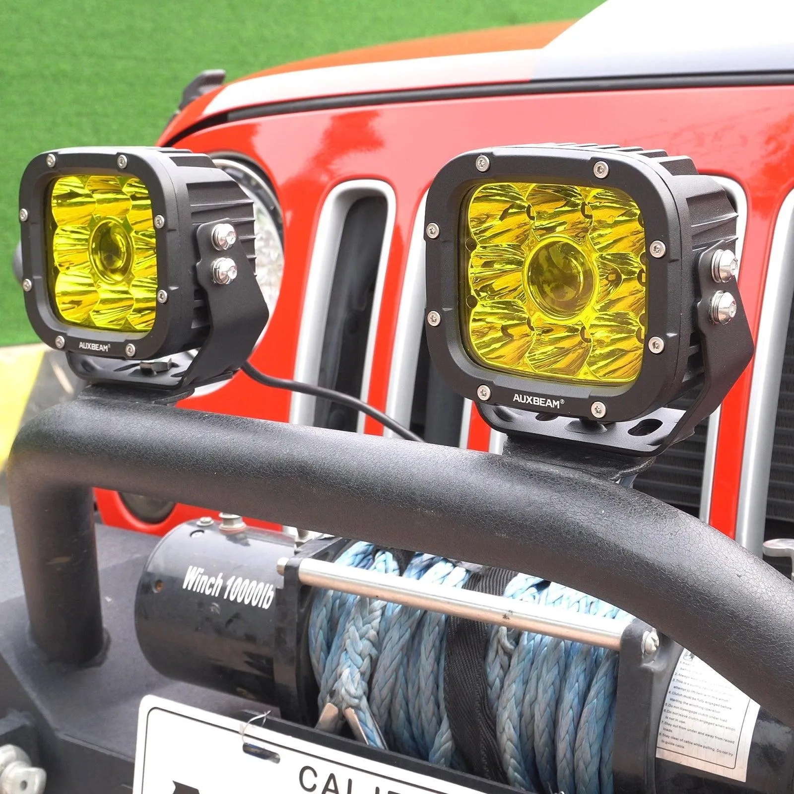 (2pcs/4pcs set) 5 Inch 110W White/Amber Spot Light LED Driving Lights for Toyota Tacoma