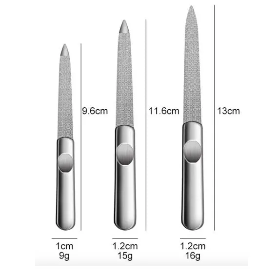 3 Stainless Steel Professional Double Sides Files