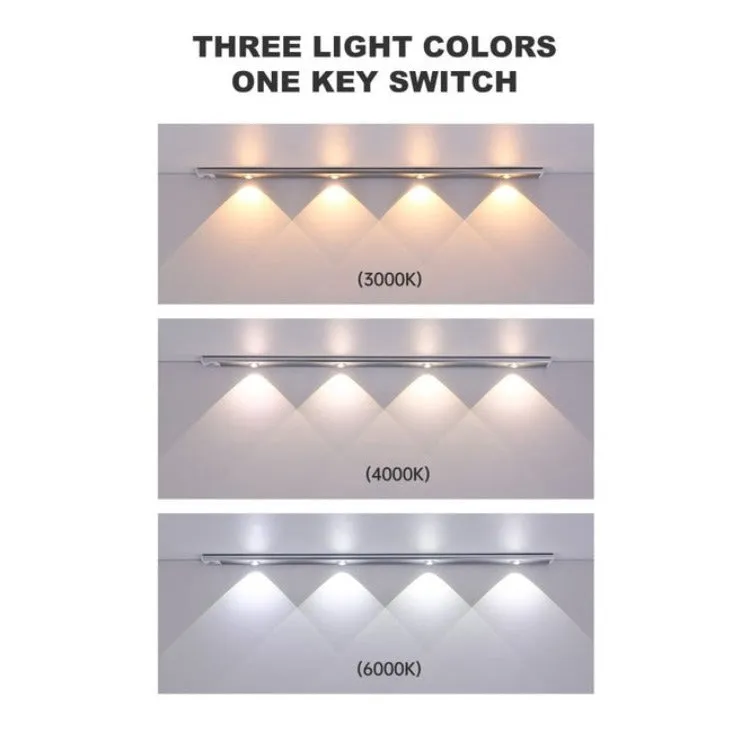 3 Ways Rechargeable Motion Sensor LED Light | Silver