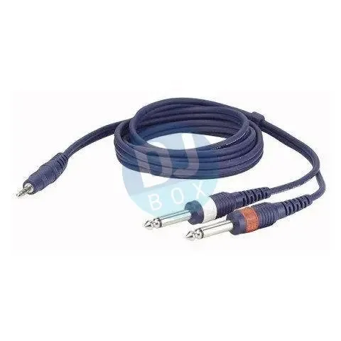 3m Stereo mini Jack > 2 mono Jack L/R Cable