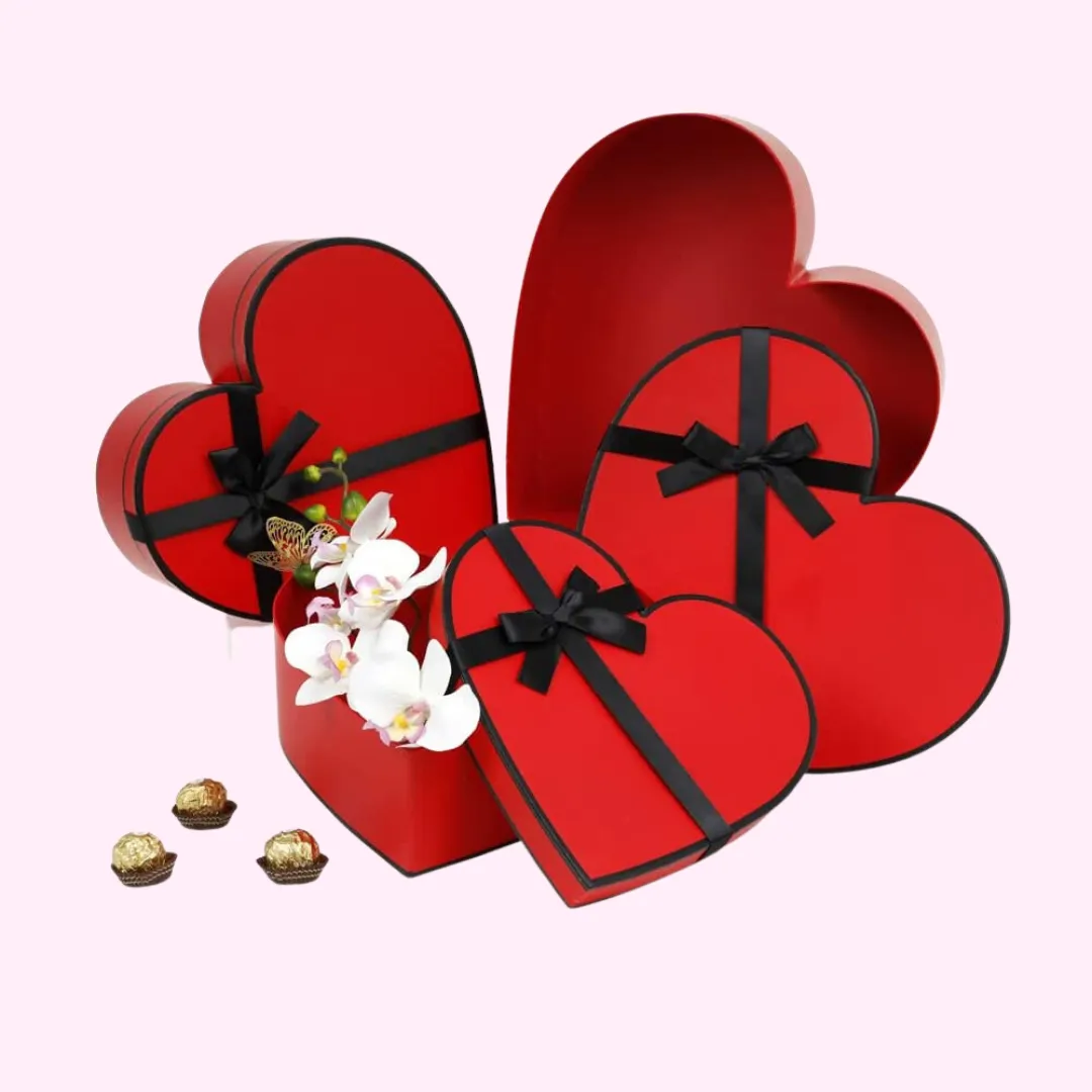 3pc Heart Box