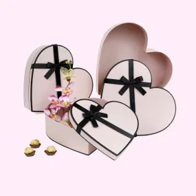 3pc Heart Box