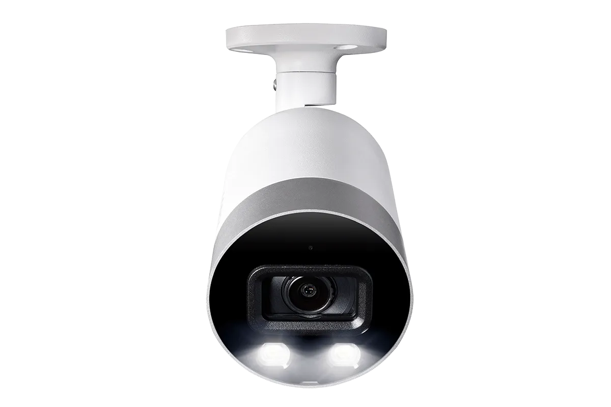 4K Ultra HD 8-Channel IP Security System with 6 Smart Deterrence 4K (8MP) Cameras, Smart Motion Detection and Smart Home Voice Control