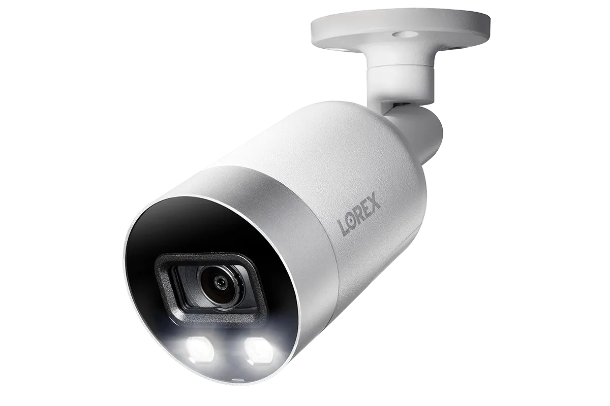 4K Ultra HD 8-Channel IP Security System with Two 4K (8MP) Smart Deterrence and Two 4K (8MP) Motorized Varifocal Dome Cameras