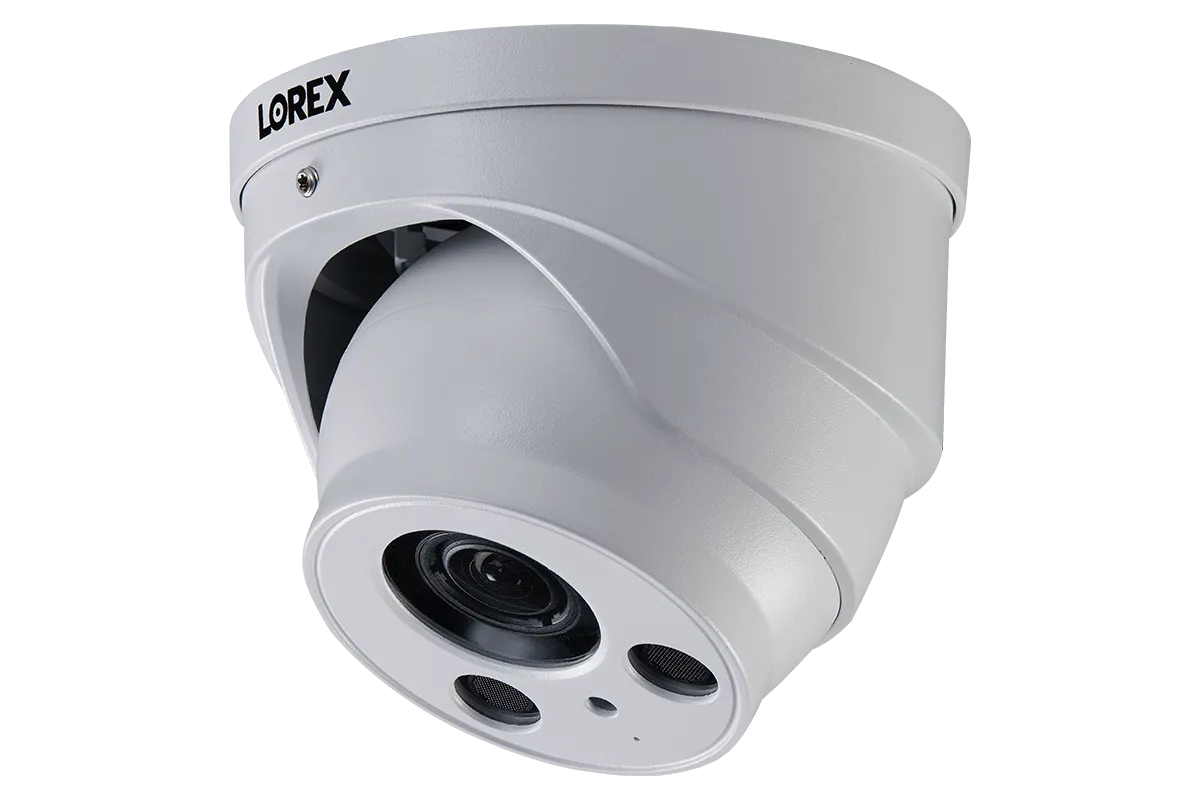 4K Ultra HD 8-Channel IP Security System with Two 4K (8MP) Smart Deterrence and Two 4K (8MP) Motorized Varifocal Dome Cameras