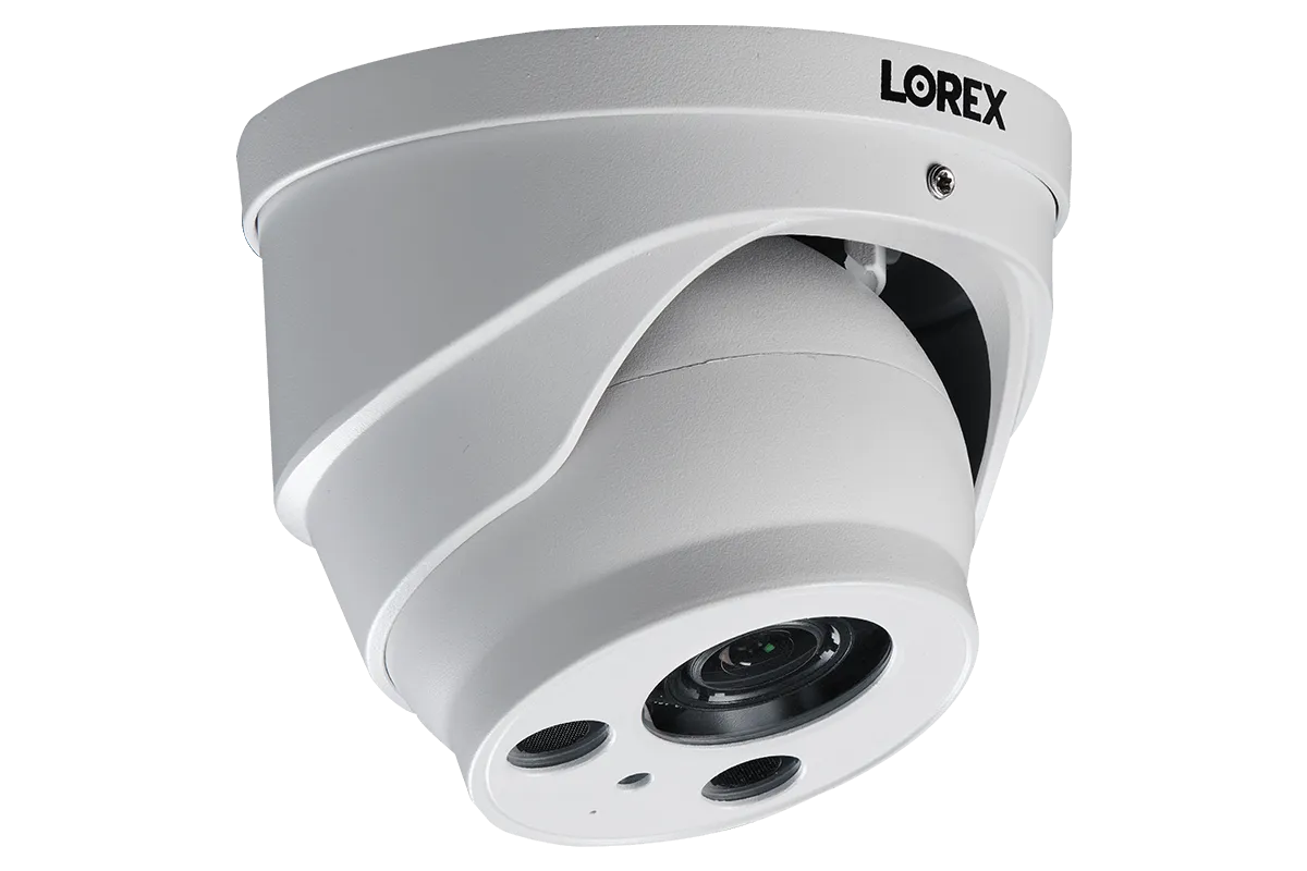 4K Ultra HD 8-Channel IP Security System with Two 4K (8MP) Smart Deterrence and Two 4K (8MP) Motorized Varifocal Dome Cameras