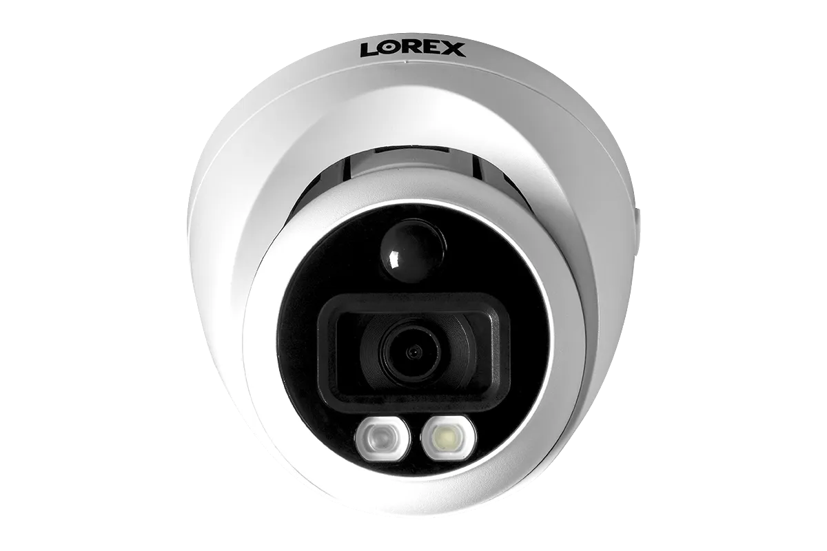 4K Ultra HD Security System with Twelve 4K (8MP) Active Deterrence Cameras featuring Smart Motion Detection and Smart Home Voice Control