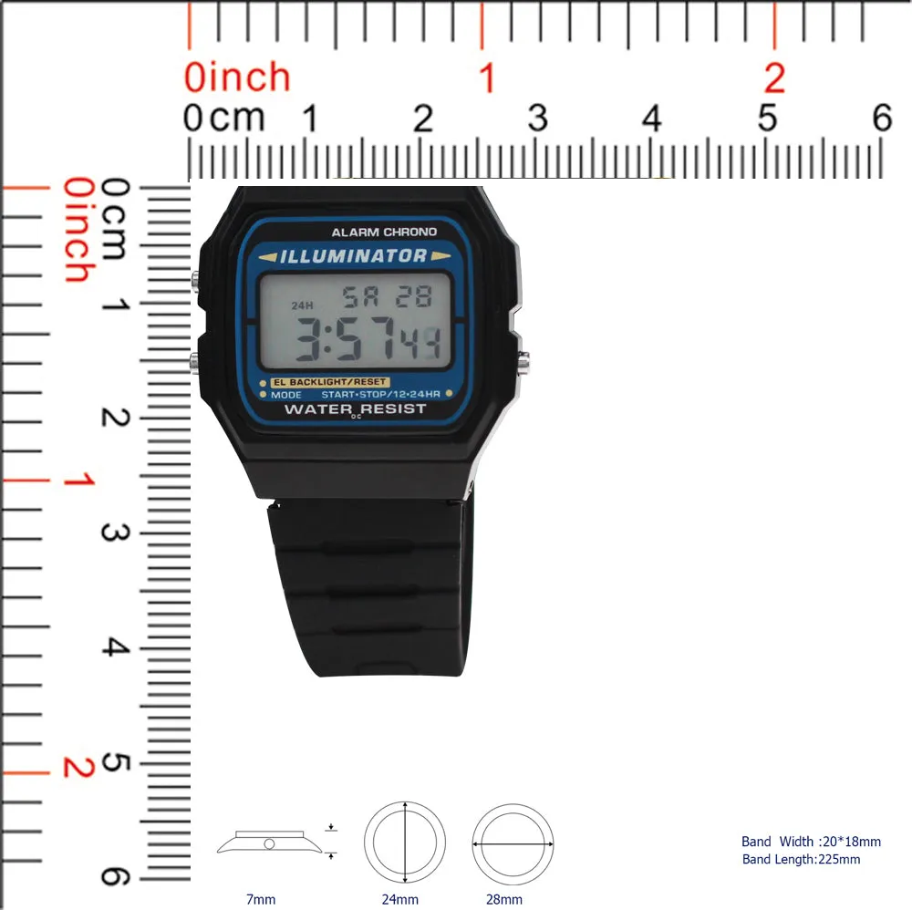 8646 - Waterproof Digital Watch