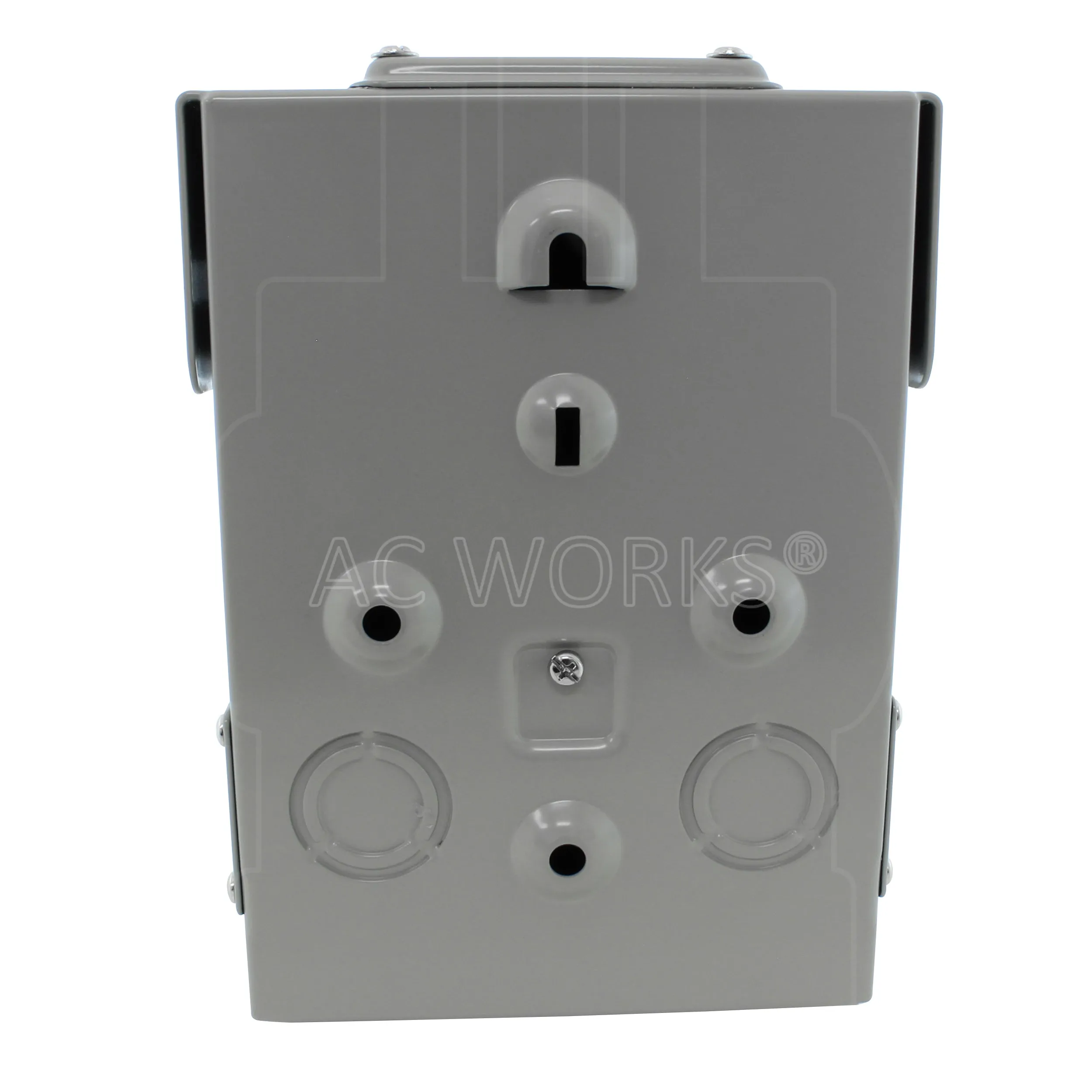 AC WORKS® [ASL630PBX] L6-30 30A 250V 3-Prong Locking Heavy-Duty Industrial Inlet Box