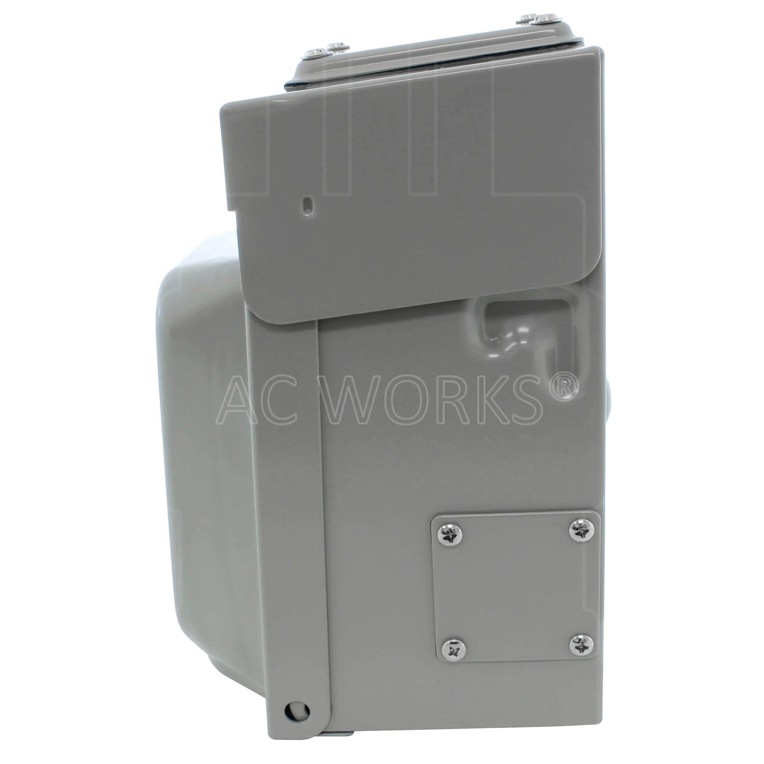 AC WORKS® [ASL630PBX] L6-30 30A 250V 3-Prong Locking Heavy-Duty Industrial Inlet Box