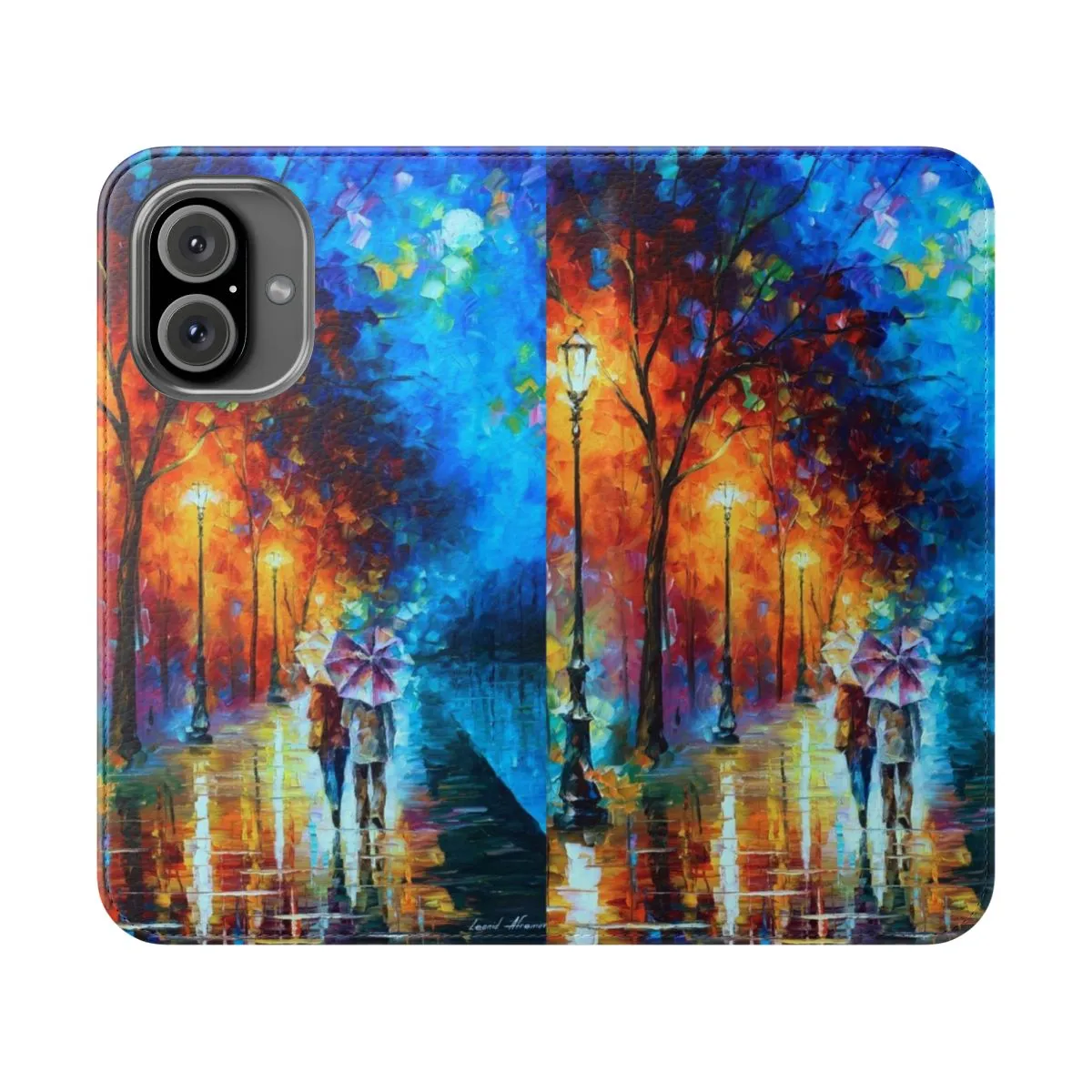 Afremov Landscape Painting Phone Case - Paris City at Night