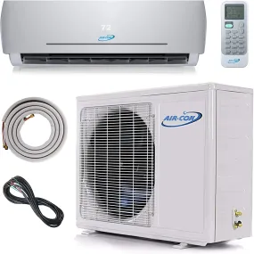 Air-Con Blue Series 3 18,000 BTU 23.3 SEER Single Zone Ductless Mini-Split Heat Pump System