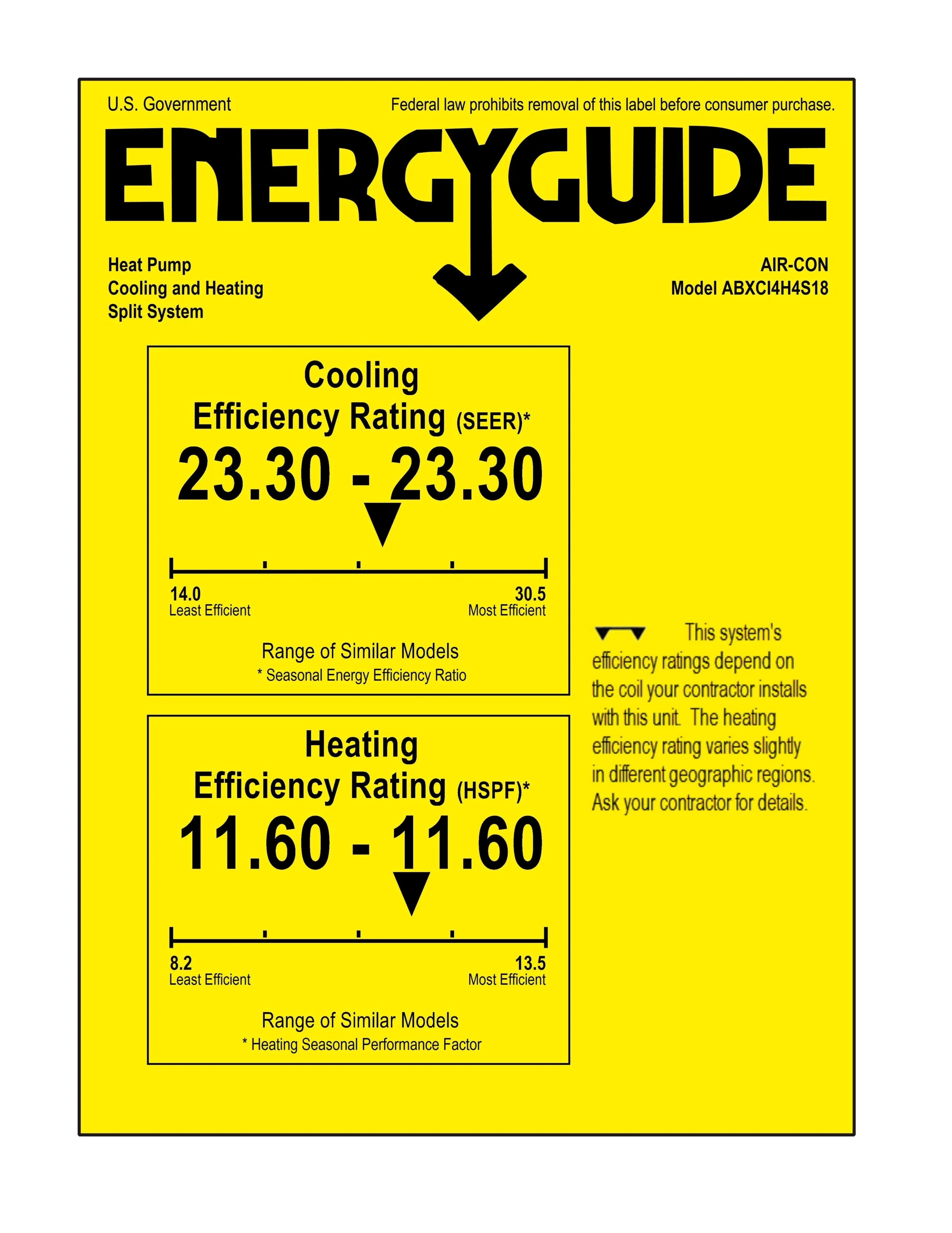 Air-Con Blue Series 3 18,000 BTU 23.3 SEER Single Zone Ductless Mini-Split Heat Pump System