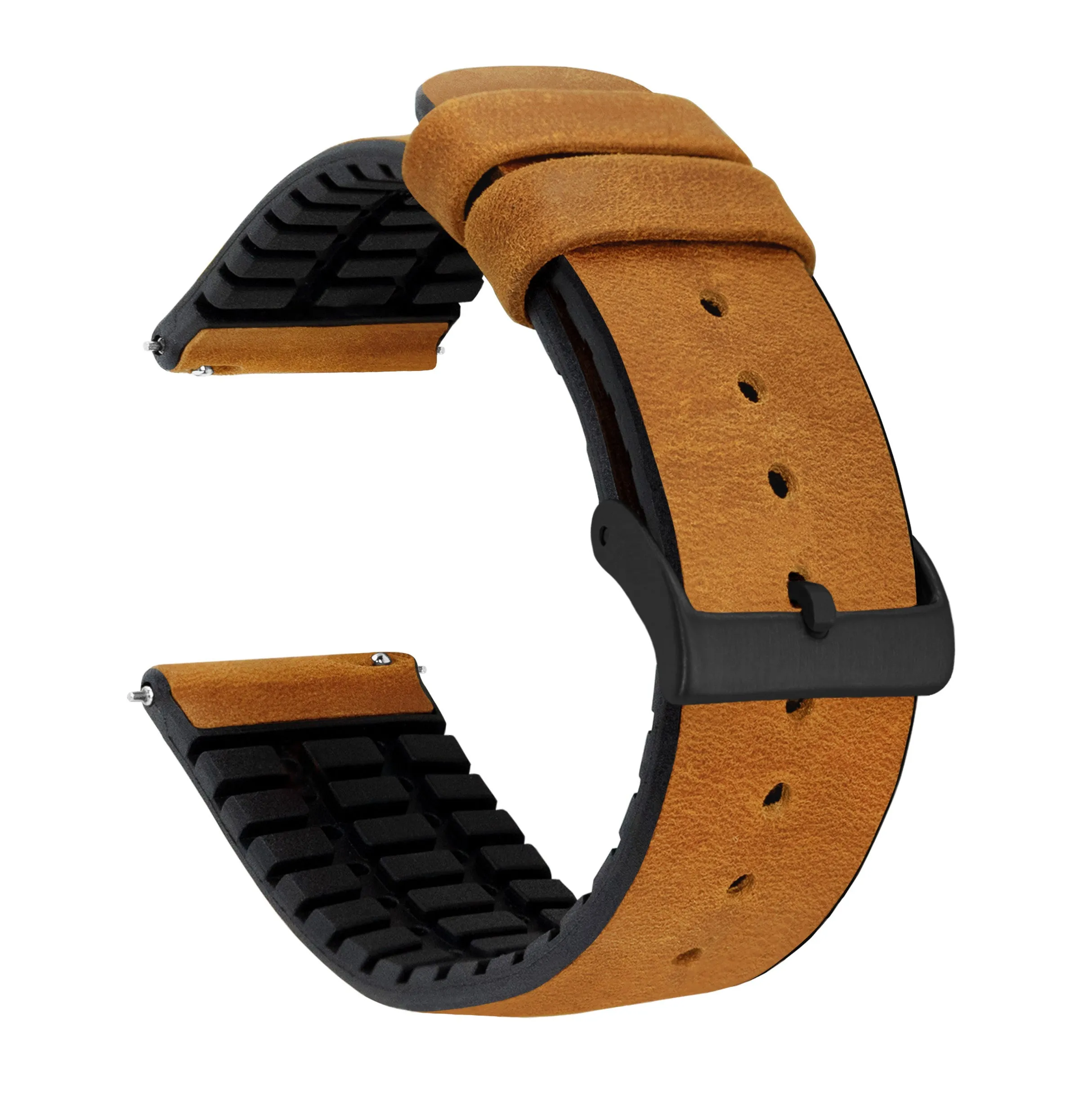 Amazfit Bip | Leather and Rubber Hybrid | Cedar Brown