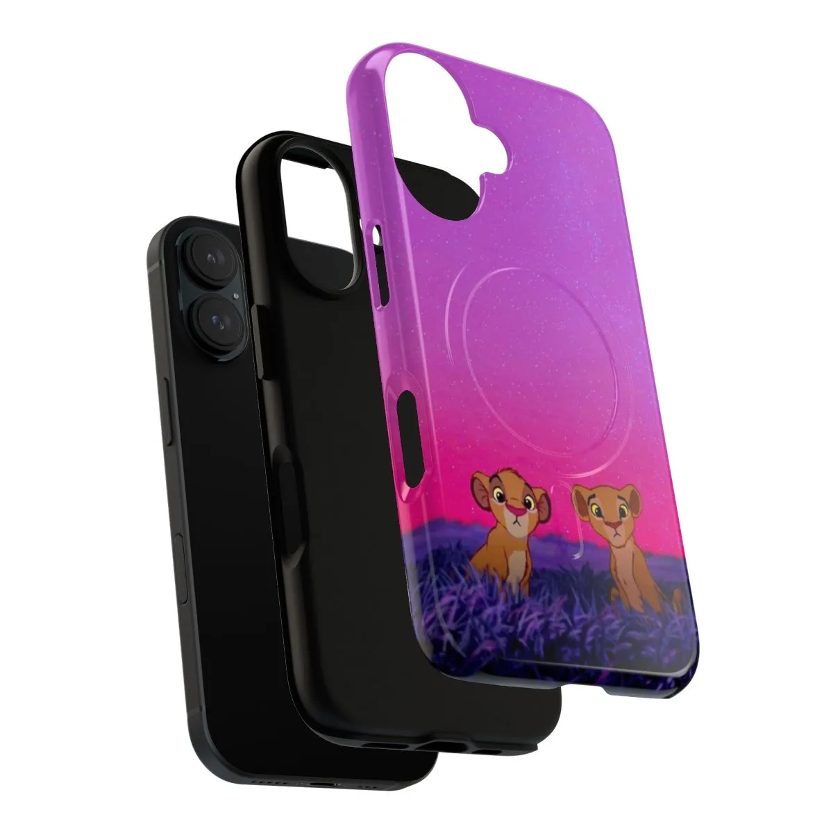 Animated Disney Lion King Themed Phone Case for Simba & Nala Fans