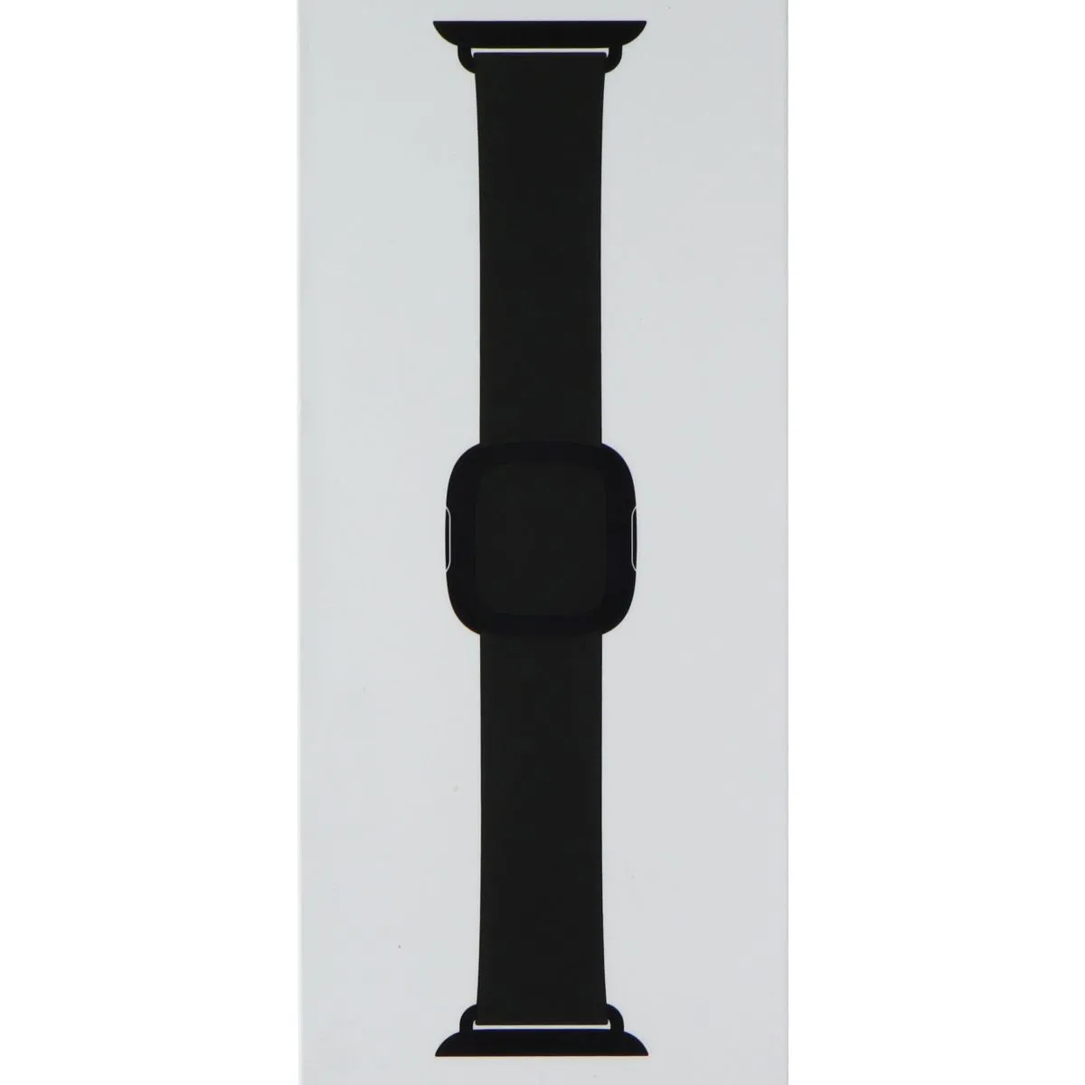 Apple (40mm) Leather Band w/ Modern Buckle for Apple Watch - Black - Small