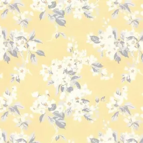 Apple Blossom Sunshine Curtain Fabric