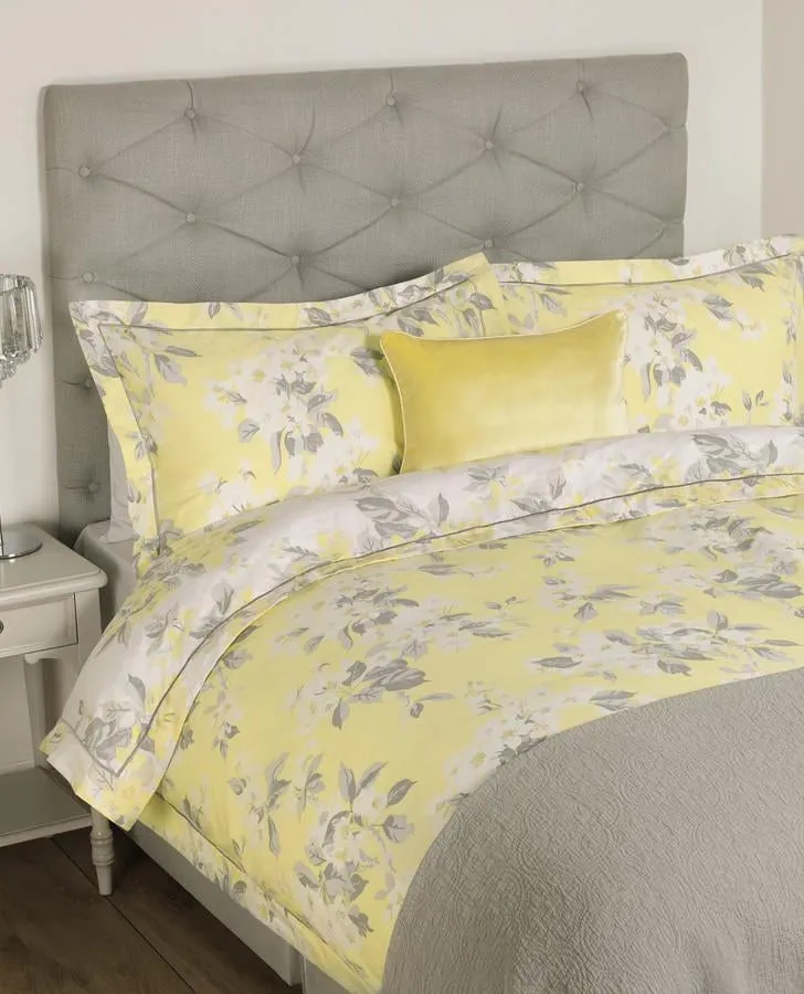 Apple Blossom Sunshine Print Duvet Cover