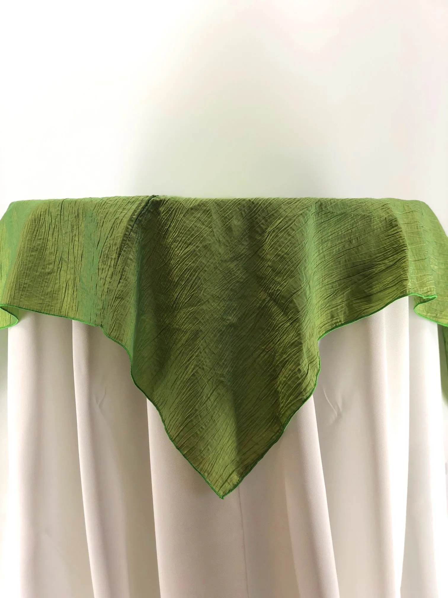 Apple Green Crinkle Tablecloth