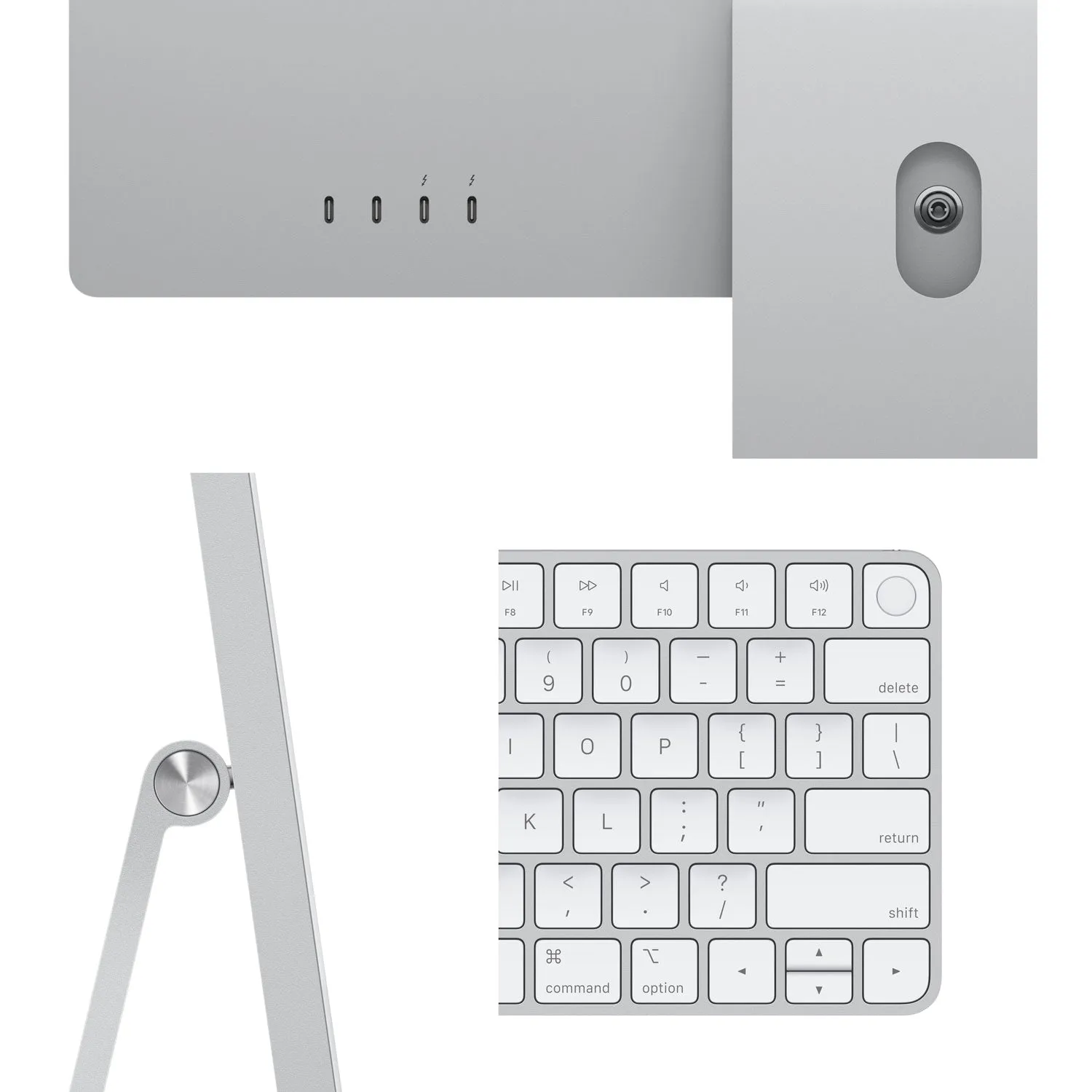 Apple iMac 24" (Spring 2021) - Silver (Apple M1 Chip / 8-Core GPU / 256GB SSD / 8GB RAM) - English