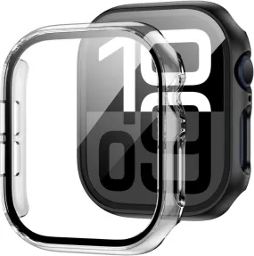 Apple Watch 10 Tech-Protect DEFENSE360 Smartwatch Cover m. Skærmbeskyttelse - 46mm - Gennemsigtig