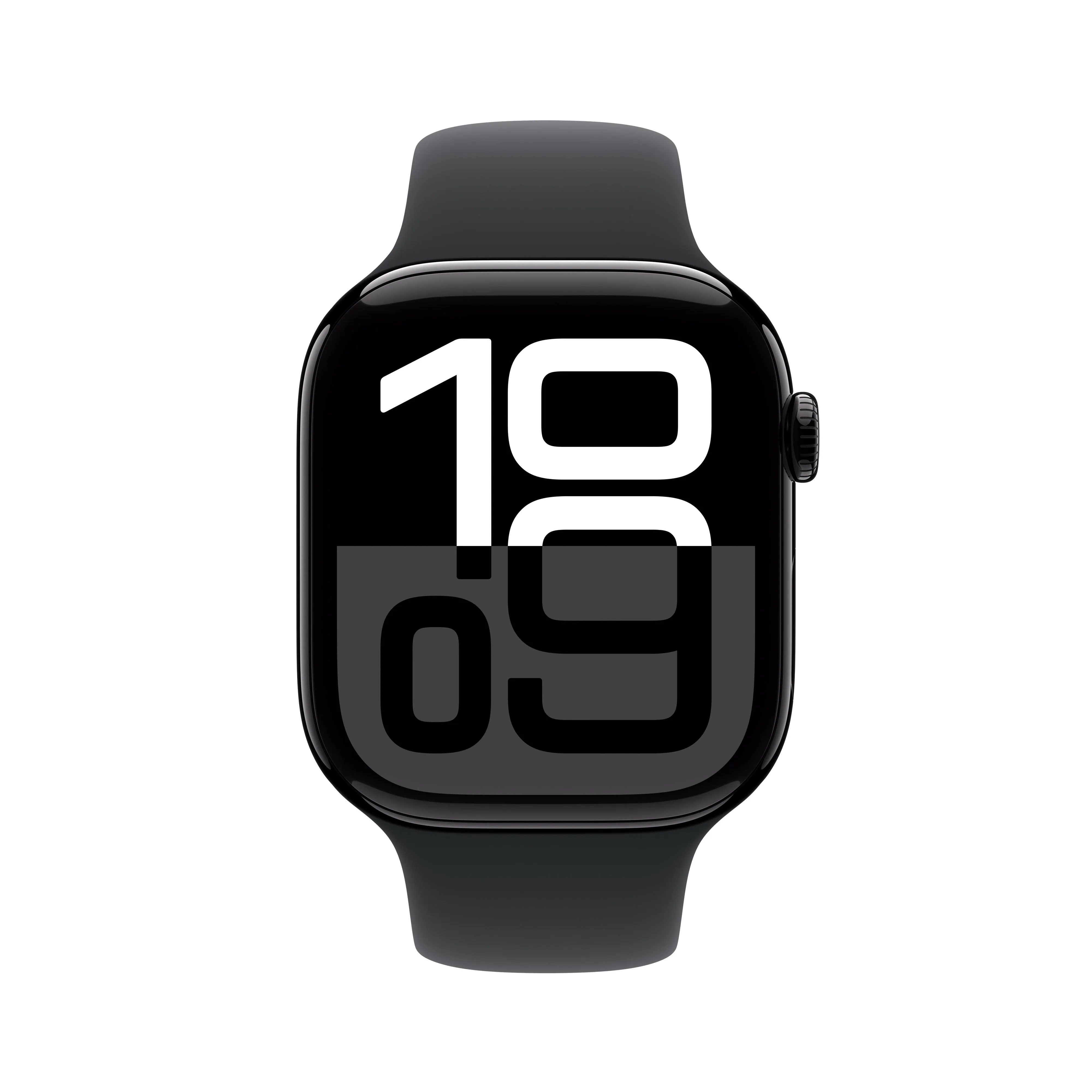 Apple Watch Series 10 GPS 46mm Jet Black Aluminium Case with Black Sport Band - M/L | MWWQ3QA/A