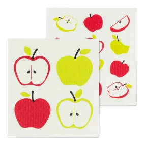 Apples Swedish Dish Cloths - Set of 2