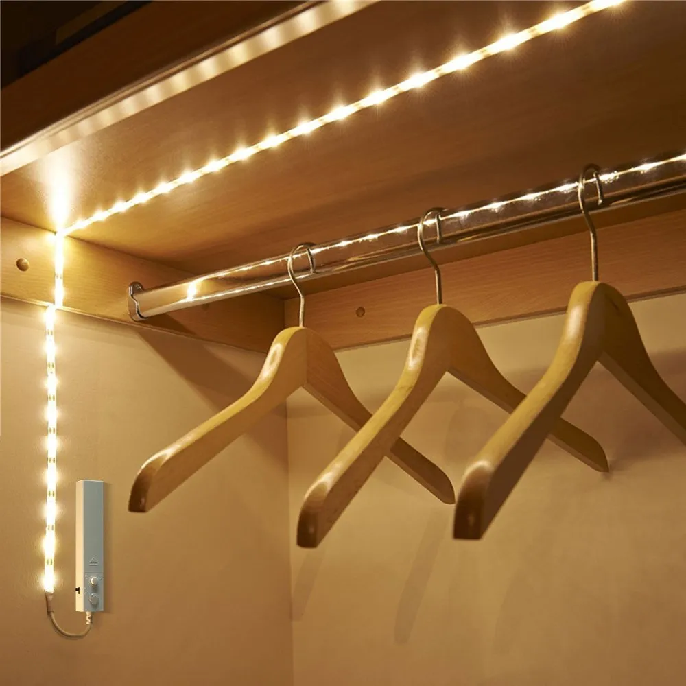 Battery Operated - Dual Mode Motion Sensor Flexible LED Strip Light