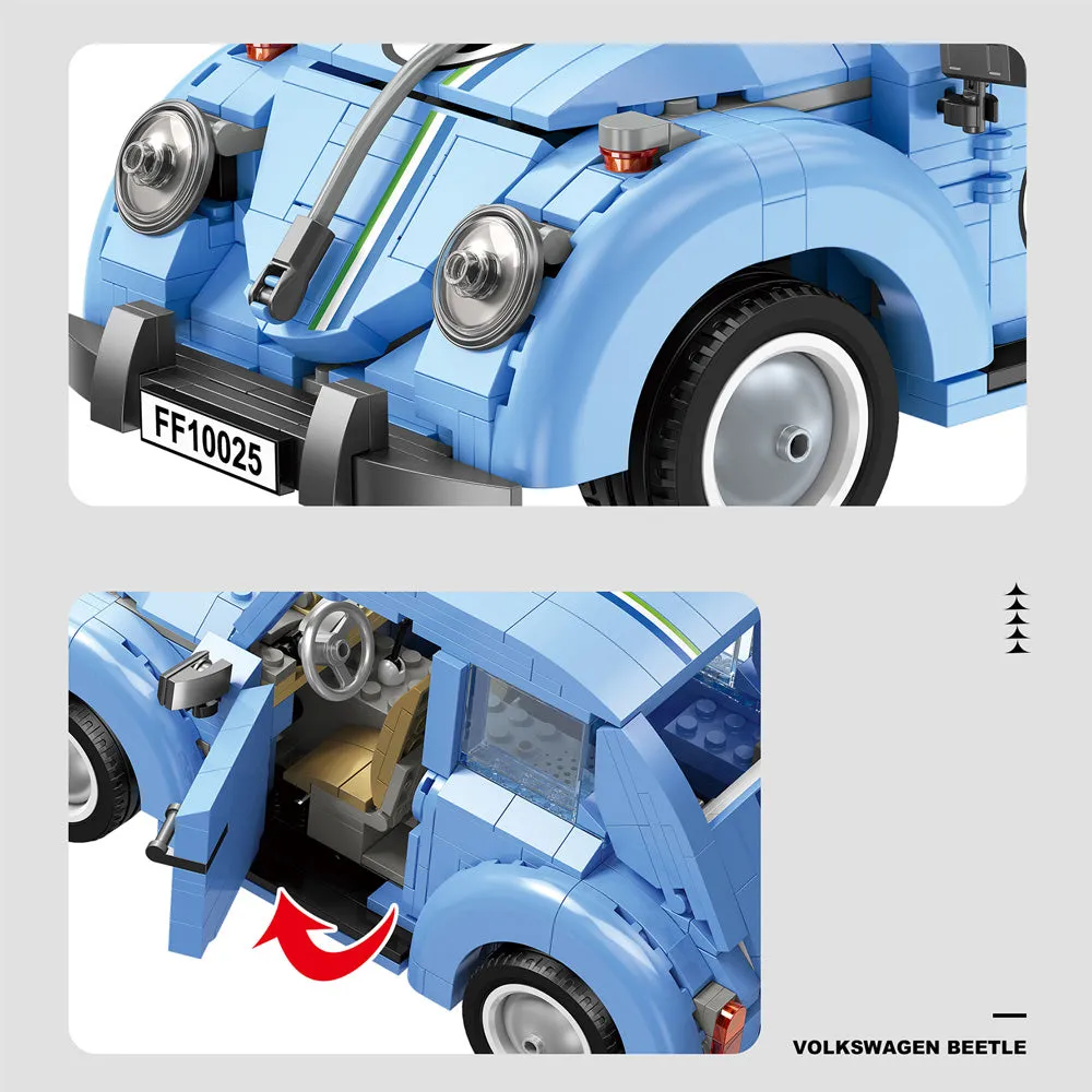 Beatle Building Blocks Set Bricks Bluetooth & Controller Double Control Model Car Gift 679 Pcs