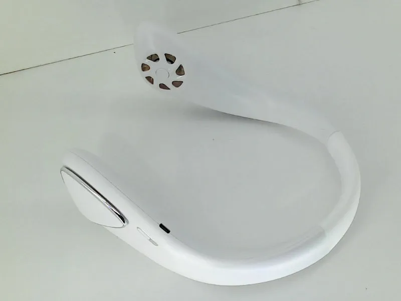 Bladeless Portable Neck Fan White 9.7x6.5x2.8