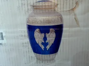 Blue Angel Wing Urn for Adults 300 Pounds Capacity