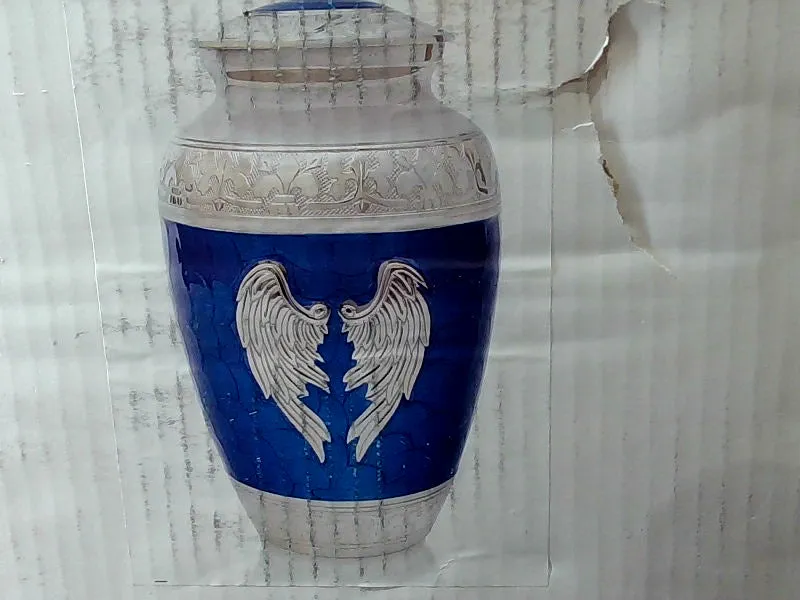 Blue Angel Wing Urn for Adults 300 Pounds Capacity