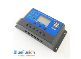 Blue Fusion PWM Solar PV Charge Controller - 3 Models 10A / 20A / 30A