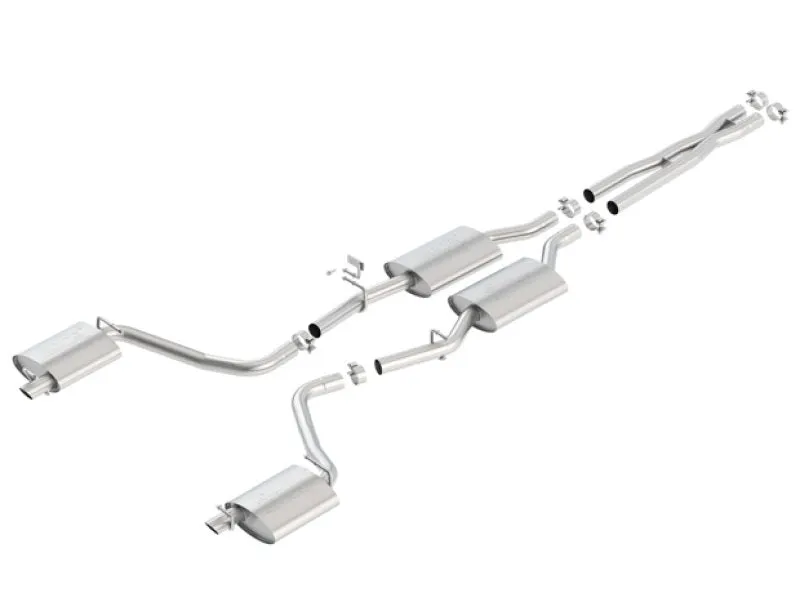 Borla 15-16 Dodge Charger 3.6L V6 ATAK Cat Back Exhaust (Uses Factory Valence)