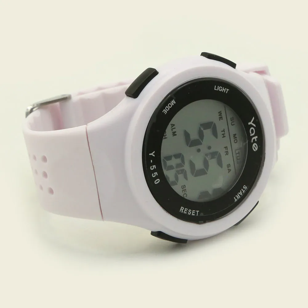 Boys Digital Sports Watch - White