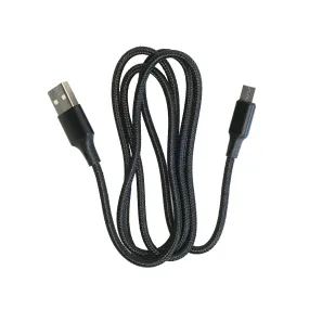 Braided Black USB-C to USB-A Cable