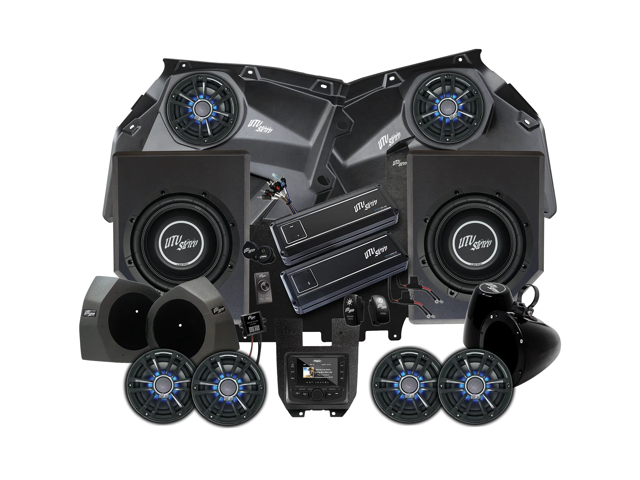 Can-Am® X3 Signature Series Stage 7 Stereo Kit | UTVS-X3-S7-S