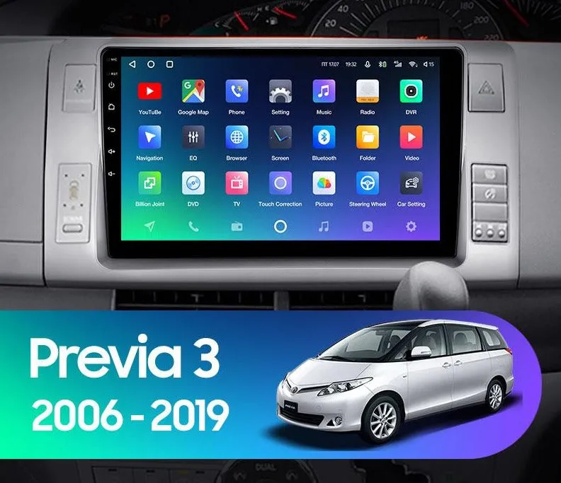 Car Dealz Premium Advanced 4G Data Model 10.2" Android 12.0 For Toyota Previa 3 III XR50 Estima 2006-2019