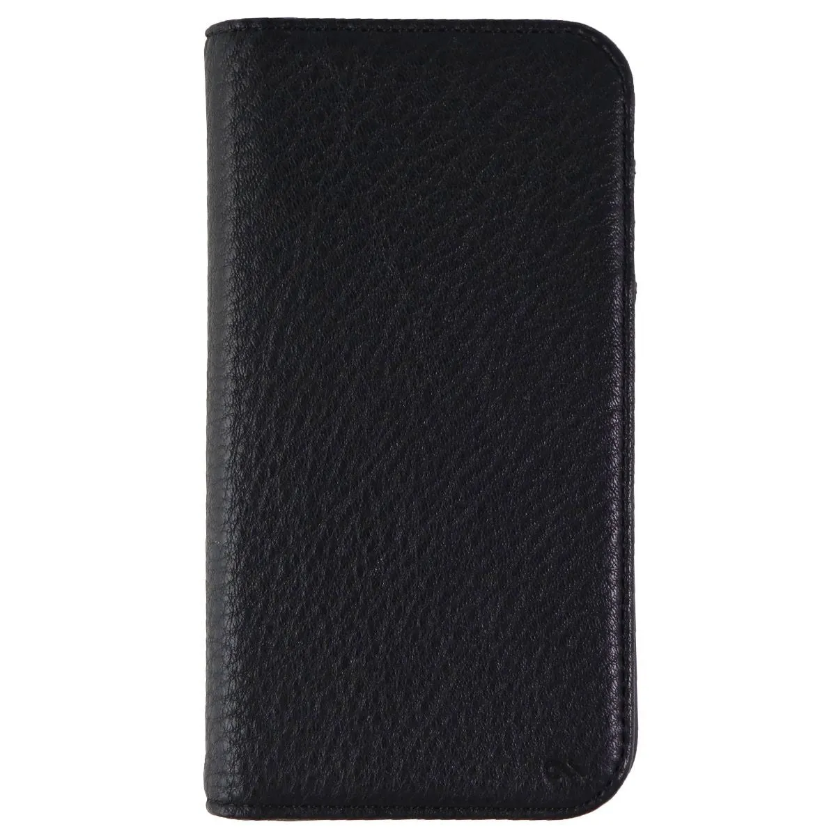 Case-Mate Wallet Folio Case for Apple iPhone XS and X - Fine Black Leather