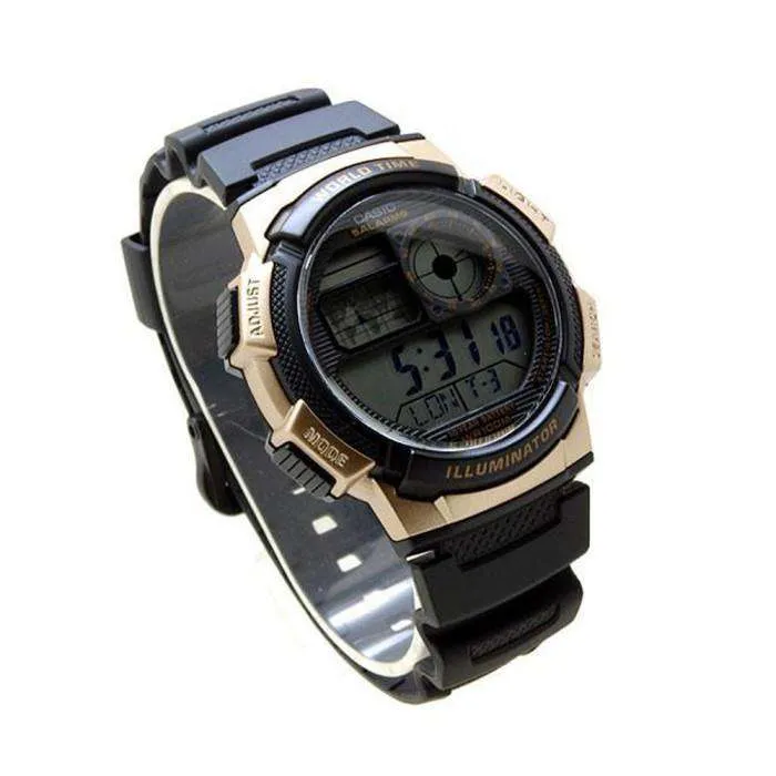 Casio AE-1000W-1A3 Black Resin Strap Watch for Men