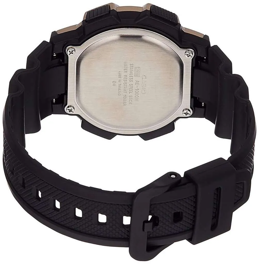 Casio AE-1000W-1A3 Black Resin Strap Watch for Men