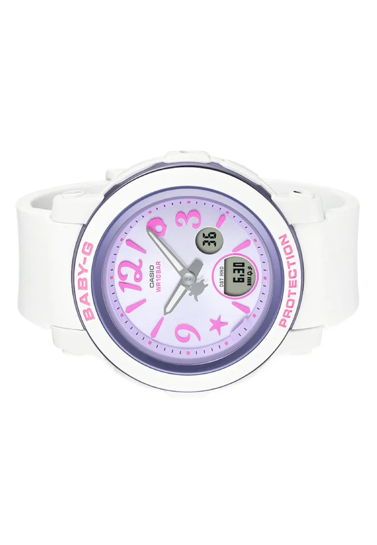 Casio Baby-g BGA-290US-6A Digital Analog Rubber Strap Watch for Women